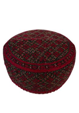 Afgani Tupi - Maroon color (Any Design) - Size 53 image