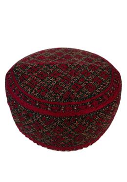 Afgani Tupi - Maroon color (Any Design) - Size 54 image