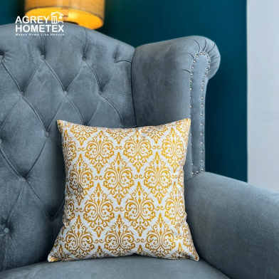Agrey Hometex Premium Cotton Cushion Cover Gold Sparkle image