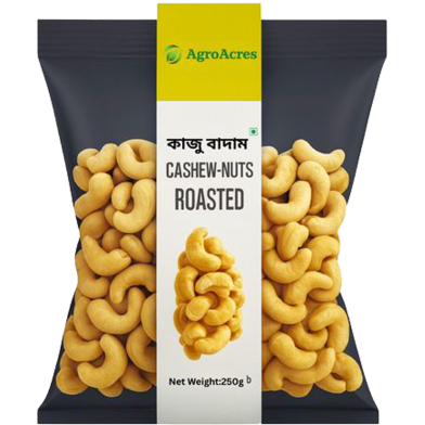 Agro Acres Cashew Nut Roasted 250 gm image
