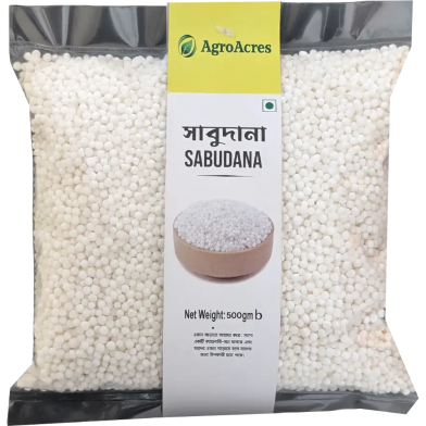 Agro Acres Sabu Dana 500 gm image
