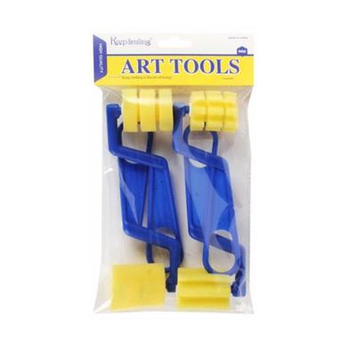 Ahbab Foam Painting Roller Art Tool 4 Pcs Set image