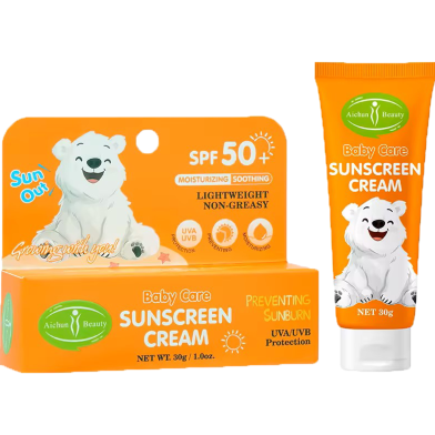 Aichun Beauty Baby Care Sunscreen Cream With SPF 50Plus 30 gm image