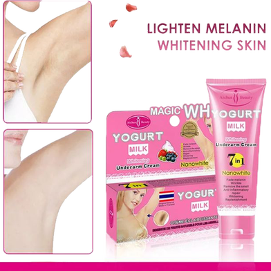 Aichun Beauty Magic White Yogurt Milk Underarm Whitening Cream-80gm Slide 3