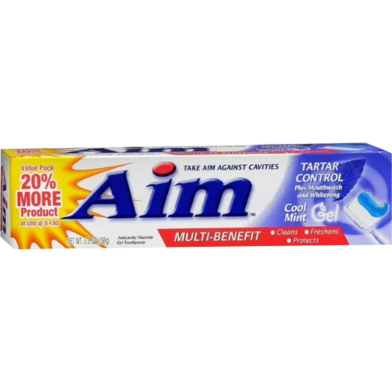 Aim Tartar Control Cool Mint Toothpaste 156 gm image