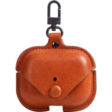 AirPods Pro Magnet Leather PU Case with Hook ForAir Pods Pro image