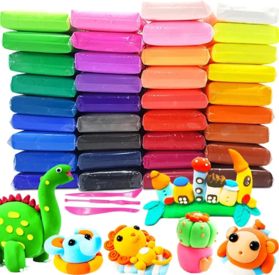 Air Dry Clay Supper Clay Kit,Ultra-Light Plasticine Clay 36 Pes Combo image