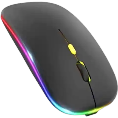 Aitnt 7G DPI Wireless Mouse Rechargeable Bluetooth RGB LED Light image
