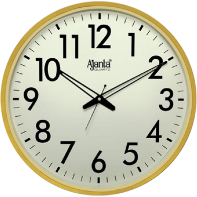Ajanta-467 Office Wall Clock-Ivory image