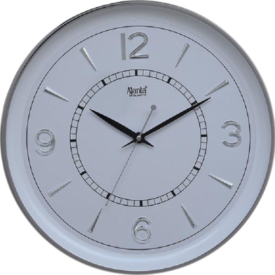 Ajanta Designer Wall Clock 1877 White image