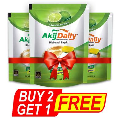 Akij Daily Liquid Dishwash Refill (BUY 2 GET 1 FREE) image