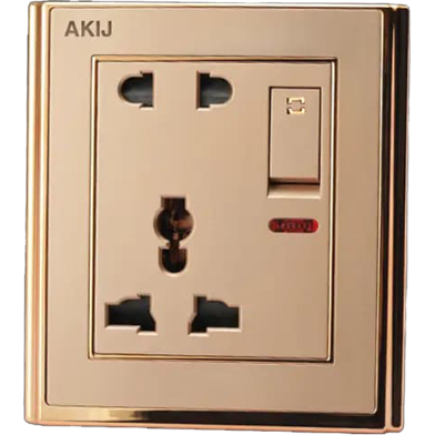 Akij Innova Combination Socket With Switch image