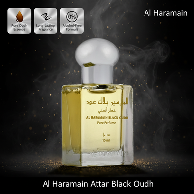 Al Haramain Attar Black Oudh - 15 ml Slide 2