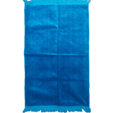 Al-Madina Plain Quality Turkey Janamaz Blue Color- (One Color Janamaz ) image