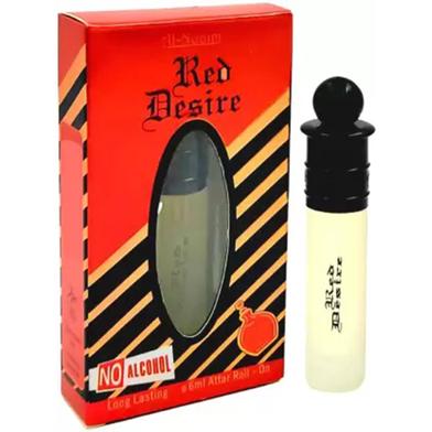 Al-Nuaim Red Desire Attar - 6 ml (Unisex) image