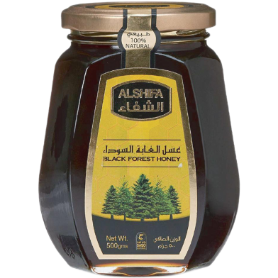 Al Shifa Black Forest Honey 500 Gm image