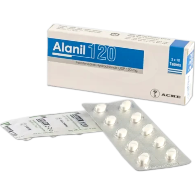 Alanil 120 Mg Tablet 10's Strip image