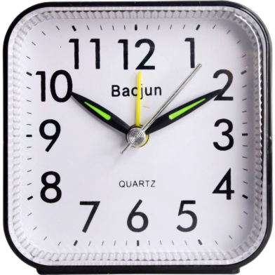 Alarm Clock Fashion Quartz Stylish Analog Table Clock with Alarm (Model 6623 / 6625) Any Color image