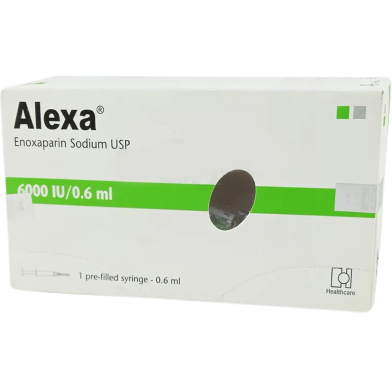 Alexa 6000 Anti-Xa IU/0.6ml SC Injection–0.6ml Pre-Filled Syringe image