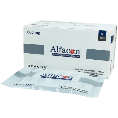 Alfacon 600mg Tablet 10's Strip image