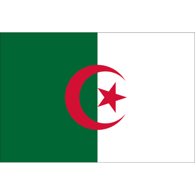 Algeria Flag FIFA World Cup 2026 Printed Polyester Fabric image