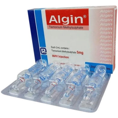 Algin 5mg Per 2ml IM IV Injection 2ml Ampoule image