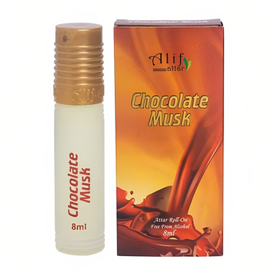 Alif Chocolate Musk Attar - 8 ml image
