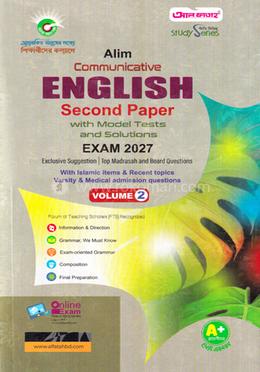 Alim Communicative English 2nd Paper with Model Test and - Solution Exam 2027