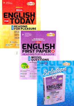 আলিম ইংলিশ ফর টুডে উইথ রিডিং ফর প্লেজার উইথ মডেল কোয়েশ্চন এন্ড - সলিউশন ৩ খন্ড image