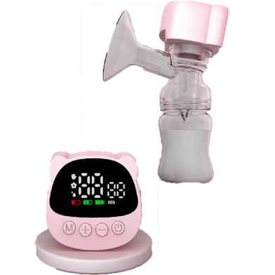 All-In-One Electric Breast Pump Cartoon Milking Machine Massage with Timing image