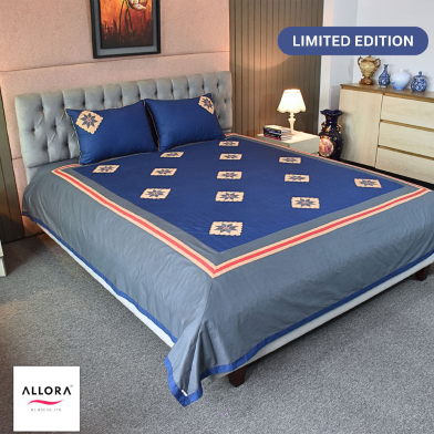 Allora Embroidery Bed Sheet image
