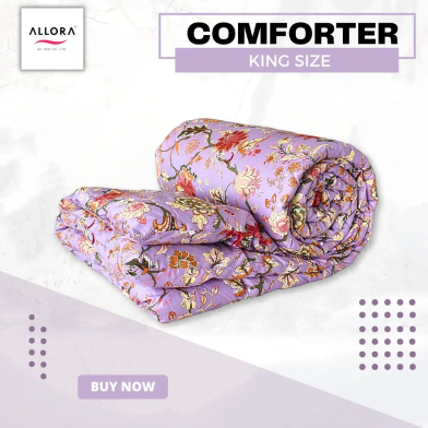 Allora Floral Whisper Printed Comforter image