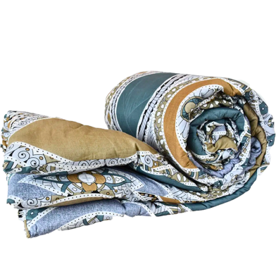 Allora Olive Print Comforter King Size image