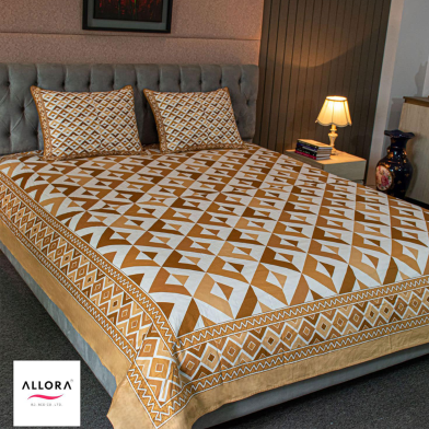 Allora Pattern Play Printed Bed sheet image