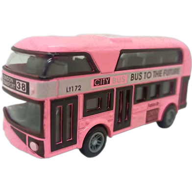 Alloy Die Cast Mini Metal Bus Car Model Super Speed Mini Latest Toy Gift For Kids And For Transportation Vehicle Car Lover image