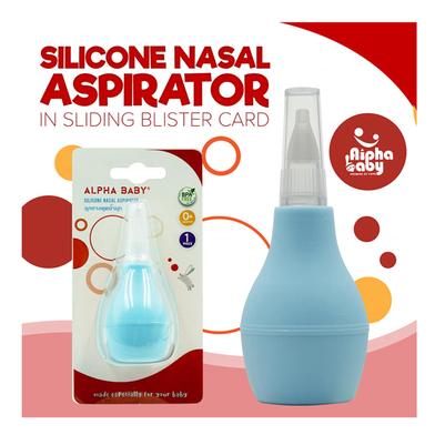 Alpha Baby Nasal Aspirator - Blue image