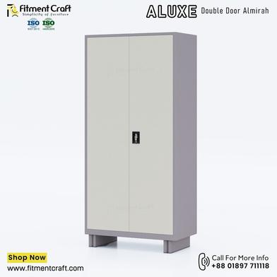 Aluxe Double Door Almirah With Drawer image