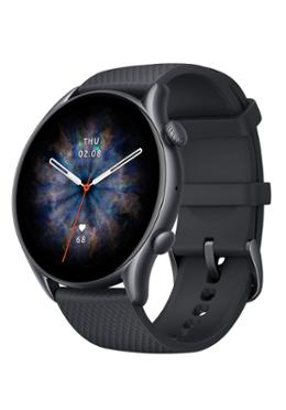 Amazfit GTR 3 Pro Smart Watch With Classic Navigation Crown, B.Phone Call, BioTracker 3.0 and alexa - Infinite Black image