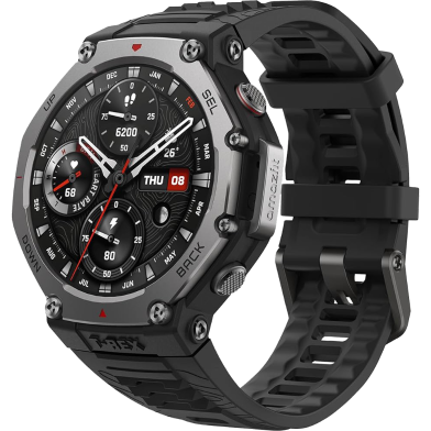 Amazfit T-Rex 3 1.5 Inch Amoled Display GPS with AI voice control Rugged Smartwatch- Haze Grey image
