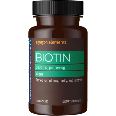 Amazon Elements Biotin Capsules 130Pcs image