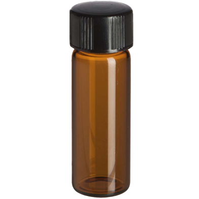 Amber Glass Vial 12mL with Screw Cap image