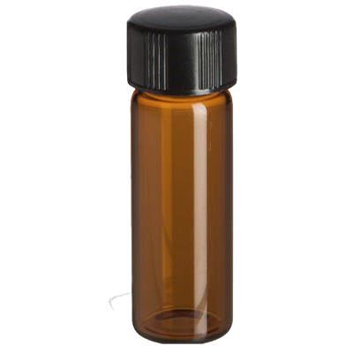 Amber Glass Vial 4mL with Screw Cap image