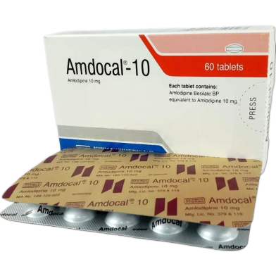 Amdocal 10 mg Tablet 15's Strip image