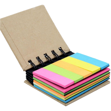 Amigozz Pocket Size Spiral Sticky Note Pad image