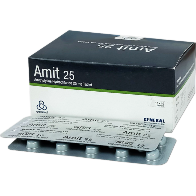 Amit 25 mg Tablet 10's Strip image