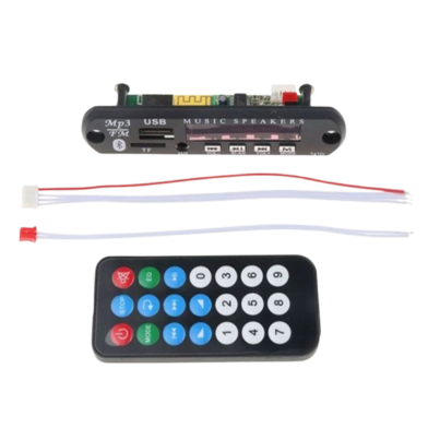 Amplifier USB FM TF Radio Audio Module Music Speaker 3.5mm TF Card AUX DIY Remote Control MP3 Decoder image