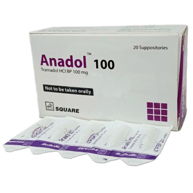 Anadol 100 mg Suppository 5's strip image