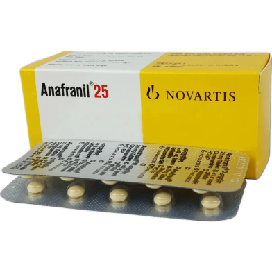 Anafranil 25 mg Tablet 10's Strip image