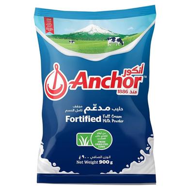 Anchor Full Cream Milk Powder Pouch Pack 900gm image