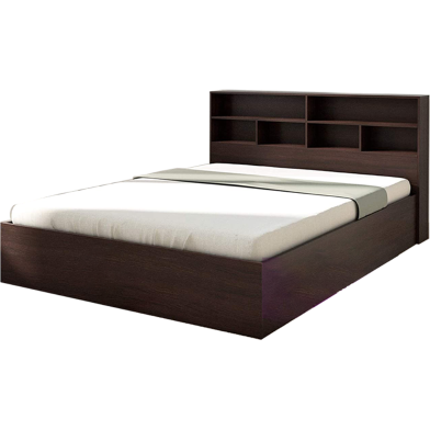 Andormahal Unique Headstand Single Size Bed (Made of MDF Laminated Board) image